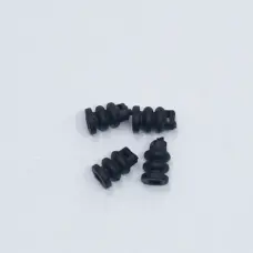 Four black gimbal dampers on a light background, listed by the supplier for DJI Mavic Air 2 repair.