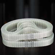 Example image of T5 polyurethane steel-cord timing belts in stacked nested loops, marked T5-325; not the exact ordered T5-280 to T5-310 model Supplied by IKSONIC.
