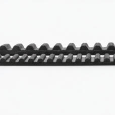 Comparison of two IKSONIC elevator door timing belt tooth profiles.