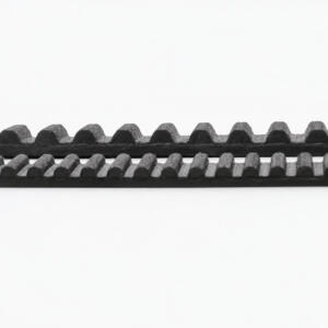 Comparison of two IKSONIC elevator door timing belt tooth profiles.